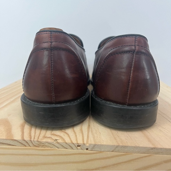 ALLEN EDMONDS Randolph Penny Loafers 4839 Cordovan Color Leather Size 11D - Picture 8 of 13
